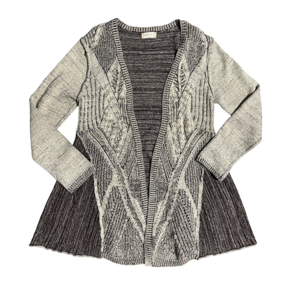 Altar'd State Cotton Knit Long Sleeve Open Front Cardigan Size‎ Medium
